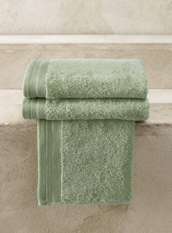 gastendoekje Contessa 40 x 60 cm seagreen 3 stuks