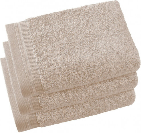 gastendoekje Contessa 40 x 60 cm beige 3 stuks