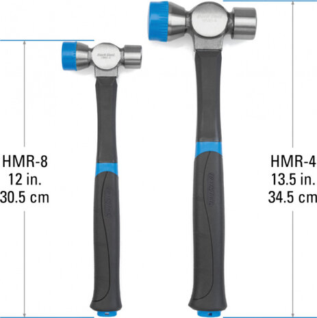 hamer HMR-4 590 gram staal zwart/blauw/zilver