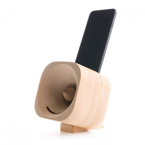 versterker iPhone X(S) 10,1 cm hout naturel