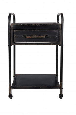 wandkast Vigo 50,5 x 81,5 cm staal donkergrijs/roestbruin