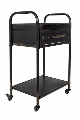wandkast Vigo 50,5 x 81,5 cm staal donkergrijs/roestbruin