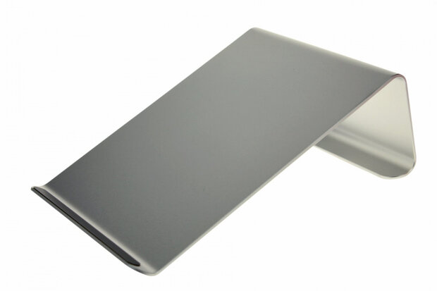 laptopstandaard 28 x 20 cm aluminium zilver