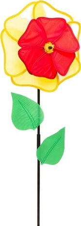 windmolen Flower Duett 64 x 24 cm polyester