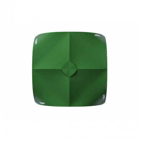 partytent Broof 3,65 x 3,65 m polyester groen