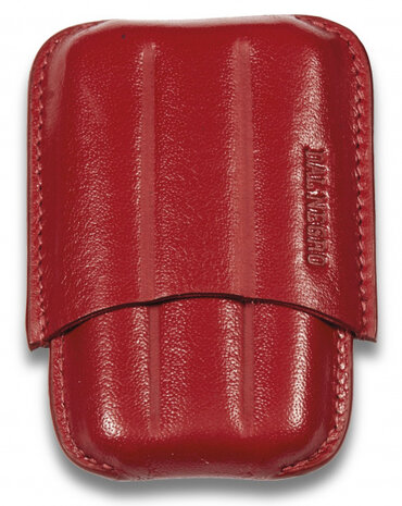 sigarenkoker Toscanello 3 sigaren leer rood