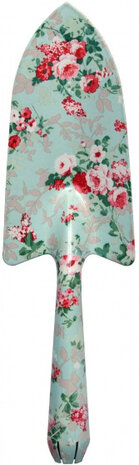 tuinschep 7,9 x 27,5 cm staal roze/groen