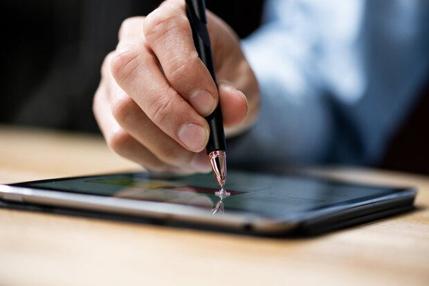 multimedia stylus Pro-4 125 mm aluminium zwart