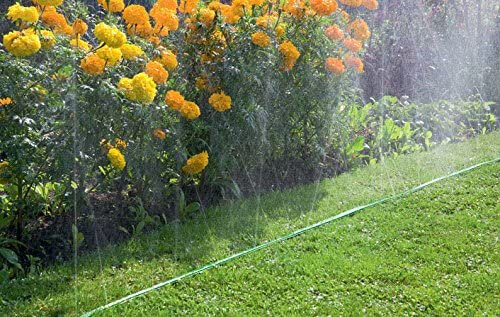 sproeislang 15 meter PVC groen/grijs 2-delig