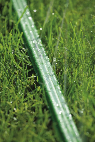sproeislang 15 meter PVC groen/grijs 2-delig