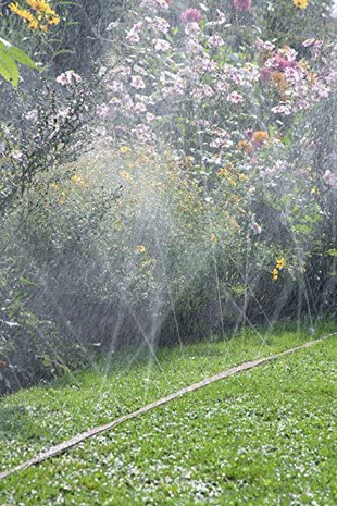 sproeislang 15 meter PVC bruin/grijs 2-delig