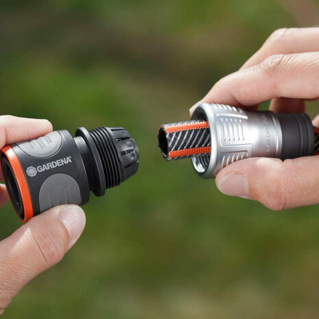 slangstuk premium 13 mm/1/2&quot; - 15 mm/5/8&quot; PVC zwart