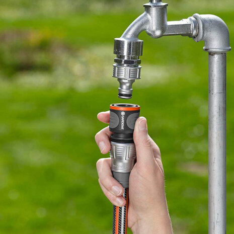 slangstuk premium 13 mm/1/2&quot; - 15 mm/5/8&quot; PVC zwart