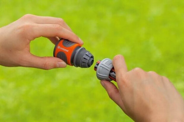 3-wegset 13 mm/1/2&quot; - 15 mm/5/8&quot; PVC oranje 4-delig