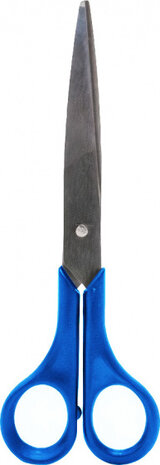 papierschaar spits 17 cm staal blauw