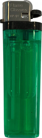 wegwerpaansteker 8 cm ABS groen