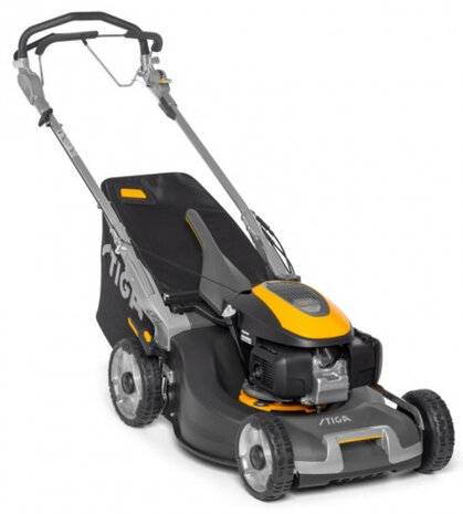 grasmaaier Twinclip 55 SV H benzine 168 cm geel/grijs