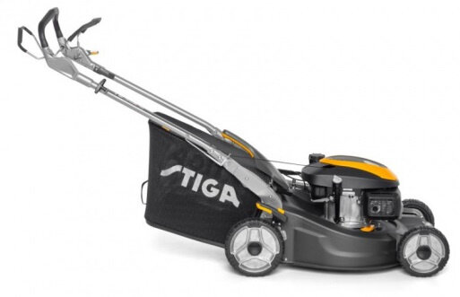 grasmaaier Twinclip 55 SV H benzine 168 cm geel/grijs