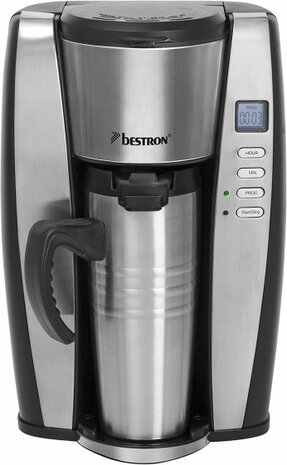 koffiezetapparaat thermoskan 400 ml 650W zilver 2-delig