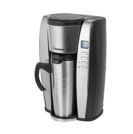 koffiezetapparaat thermoskan 400 ml 650W zilver 2-delig