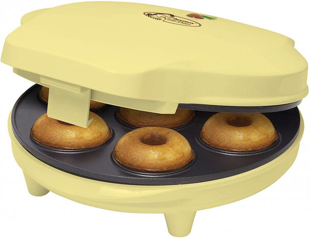 donutmaker Sweet Dreams 25,7 cm 700W staal geel