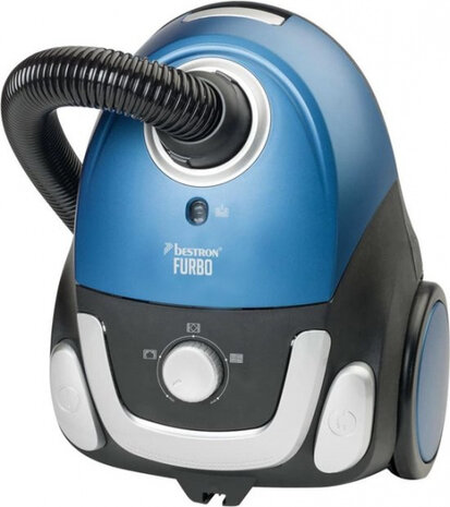 stofzuiger Furbo Plus 750W 35 cm blauw/zwart 6-delig