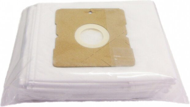 stofzuigerzakken 20 x 25 cm microfiber wit 10 stuks
