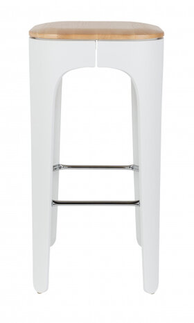 barkruk Up-High 48 x 89 cm wit