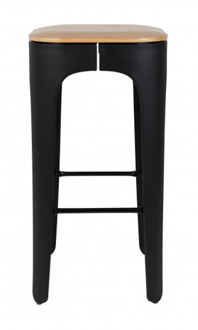 barkruk Up-High 48 x 89 cm zwart