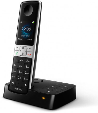 D6351B draadloze telefoon antwoordapparaat zwart