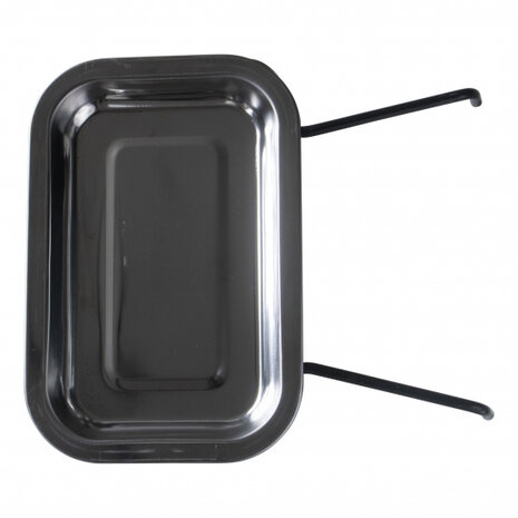 voedselschaatjes 23 cm RVS 870 gram zwart 3 stuks