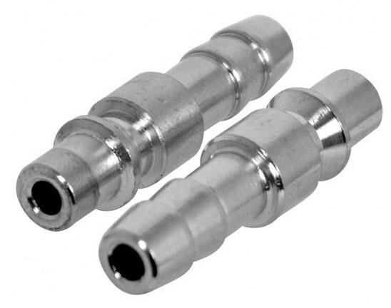 adapter 1/4&quot; mannelijk slangdrager 9 mm 2 stuks