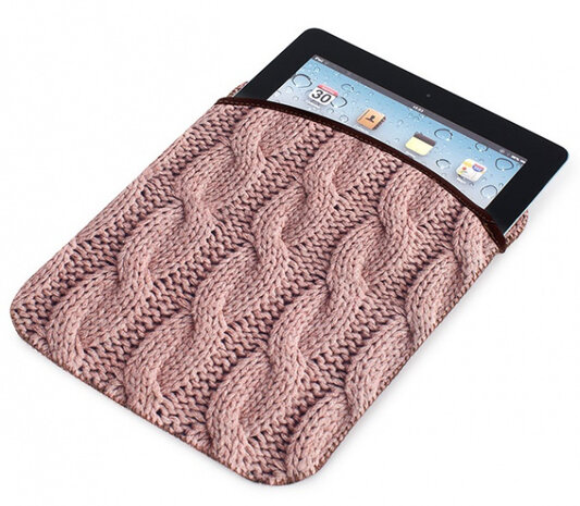 tablethoes Wool 9,7&quot; neopreen 26 x 20 cm roze