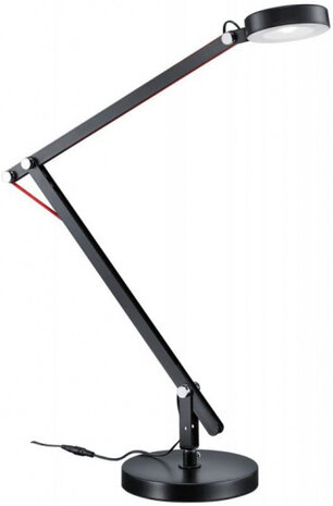 leeslamp Amsterdam led 5 watt 18 x 90 cm staal zwart