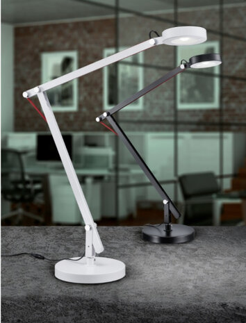 leeslamp Amsterdam led 5 watt 18 x 90 cm staal zwart