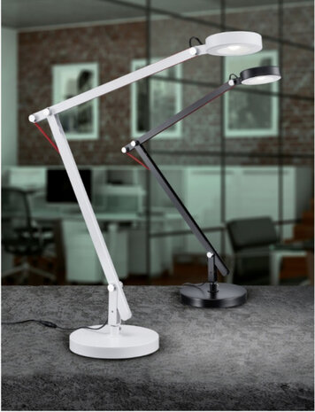 leeslamp Amsterdam led 5 watt 18 x 90 cm staal zwart