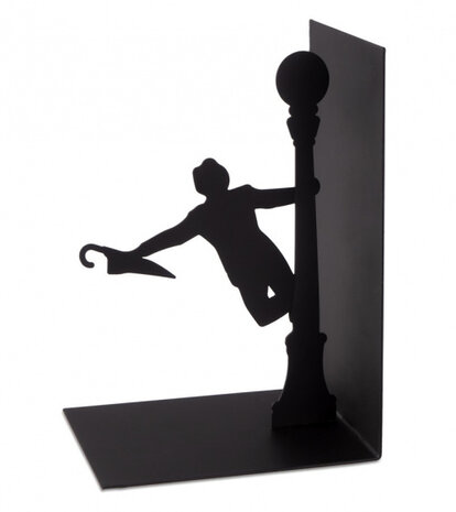 boekensteun Singing&nbsp;In&nbsp;The&nbsp;Rain 17 x 27 cm metaal zwart