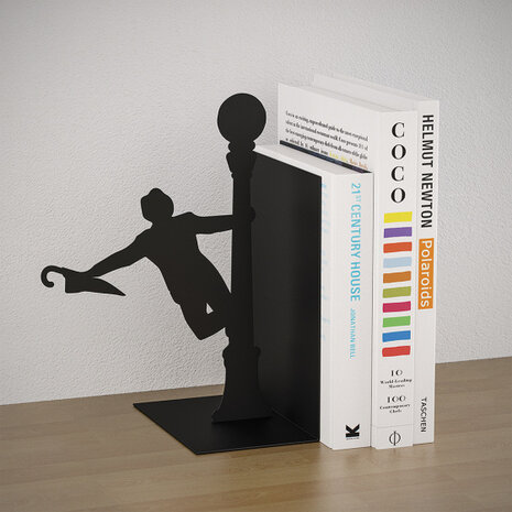 boekensteun Singing&nbsp;In&nbsp;The&nbsp;Rain 17 x 27 cm metaal zwart
