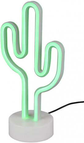 decoratieverlichting Cactus led 15 x 29 cm wit