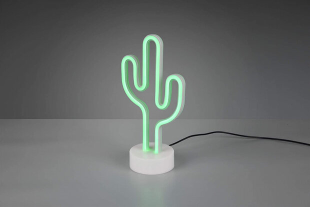 decoratieverlichting Cactus led 15 x 29 cm wit