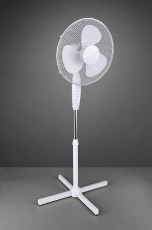 ventilator Bergen 128 x 44 cm 40W staal wit
