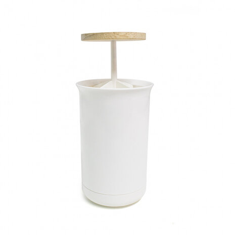 wattenstaafjes dispenser Push&nbsp;&amp;&nbsp;Up 11,5 x 7 cm ABS wit