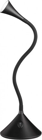 leeslamp Viper 31 x 13 cm zwart