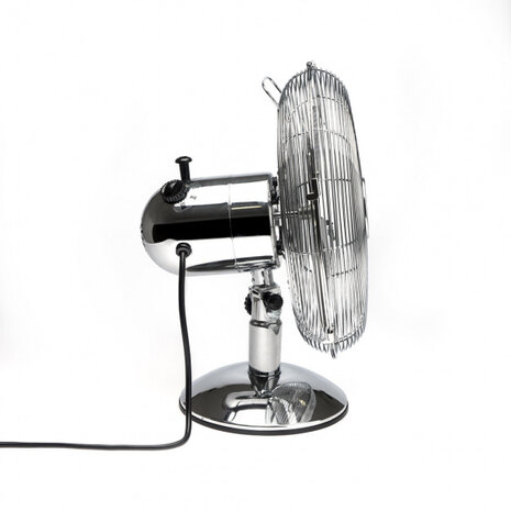 ventilator Vintage 40 x 33 cm metaal zilver