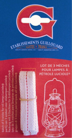 reservelonten olielamp 14,5 cm wit 3 stuks