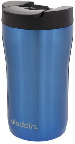 thermosbeker Latte Leak-Lock RVS 250 ml blauw