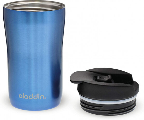 thermosbeker Latte Leak-Lock RVS 250 ml blauw