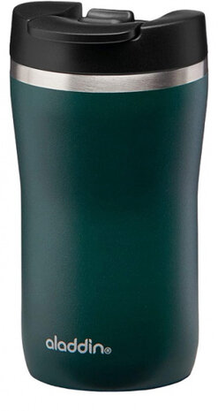 thermosbeker Caf&eacute; Leak-Lock RVS 250 ml donkergroen