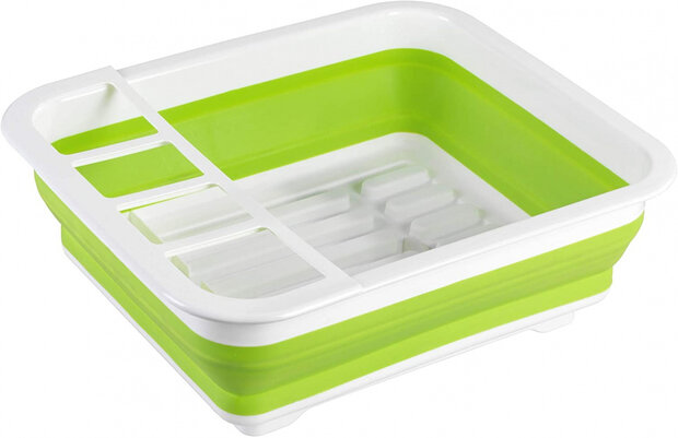afdruiprek 31 x 36,5 cm groen/wit