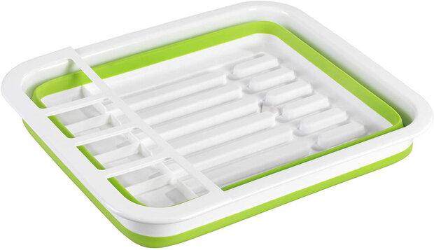 afdruiprek 31 x 36,5 cm groen/wit